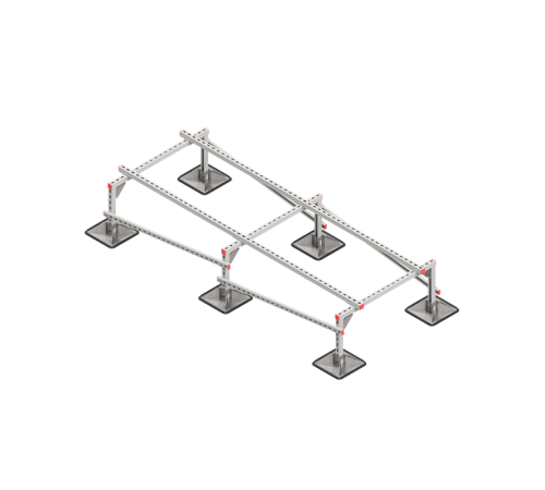 Опорная конструкция для установки оборудования TECHNORAPTOR STEELFOOT 1000х2500  KM-TR-STF-SSEI-1000-2500  КМ - профиль