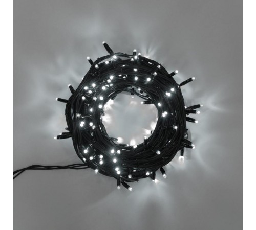 Гирлянда "Твинкл Лайт" 20 м, черный КАУЧУК, 240 диодов, цвет белый  303-325  NEON-NIGHT