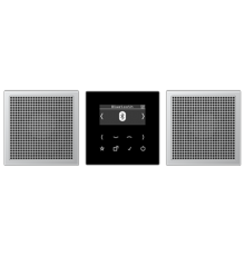 Смарт радио DAB+ Bluetooth, стерео; черный/алюминий  DABAL2BT  Jung