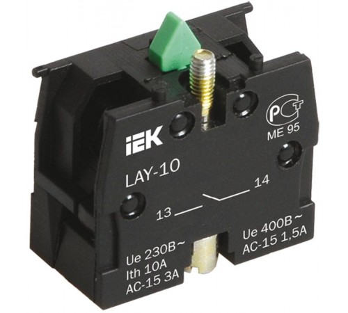 Контактный блок 1з для серии LAY5   BDK21  IEK