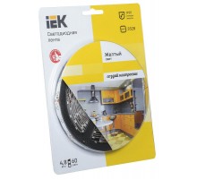 Лента светодиодная LSR-3528Y60-eco 4,8Вт 12В желтый IP20 5м  LSR1-4-060-20-1-05  IEK