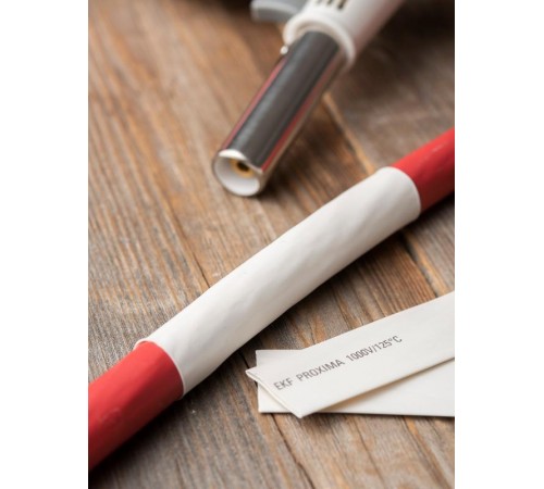 Термоусаживаемая трубка ТУТ нг 16/8 белая EKF PROxima  tut-16-w  EKF