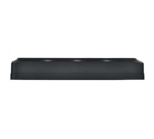 GLORY Розетка 4-местная без з/к/ш о/у 10А РС24-2-ХЧм черный матовый  ERH40-K02M-10  IEK