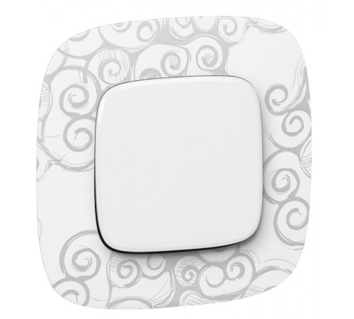 Valena ALLURE Нарцисс хром Рамка 1-ая  754341  Legrand