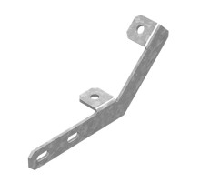 Кронштейн для консоли поддерживающий 135 град. многоуровневый, толщ. 3,0 мм, Сендзимир цинк, 055405  ККП-135-3,0-СЦ   Ostec