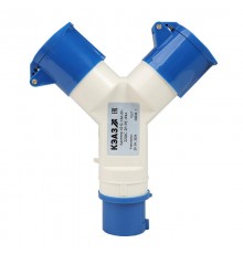 Адаптер 1012-16А-6h-220AC-2P+PE-IP44  235595  КЭАЗ