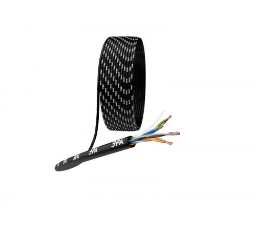 ЭРА Кабель витая пара U/UTP 4x2x24 AWG Cat5e CU PE OUTDOOR 305м  Б0044431  ЭРА
