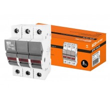 Держатель плавких вставок ДПВ 10х38 3П   SQ0216-0003  TDM