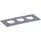 Приборная рамка ONFLOOR 80/3  KNR-80-03-7012  IEK