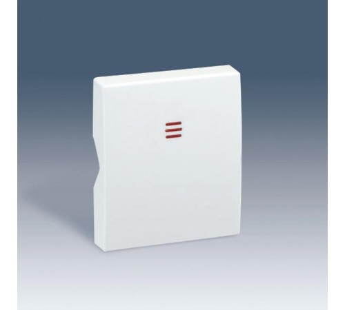 Simon 82 Клавиша для выключателя одноклавишного с подсветкой, широкий модуль, S82C, белый  82011-50  Simon