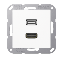 Мультимедиа разъём MAA1163WW Jung