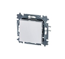 ABB Levit Белый / ледяной Выключатель кнопочный 1-кл.  3559H-A91445 01W  2CHH599145A6001  ABB