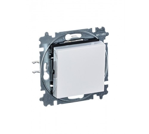ABB Levit Белый / ледяной Выключатель кнопочный 1-кл.  3559H-A91445 01W  2CHH599145A6001  ABB