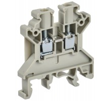 Колодка клеммная CTS 4мм2 серая  YCT10-00-K03-004  IEK