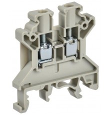 Колодка клеммная CTS 4мм2 серая  YCT10-00-K03-004  IEK