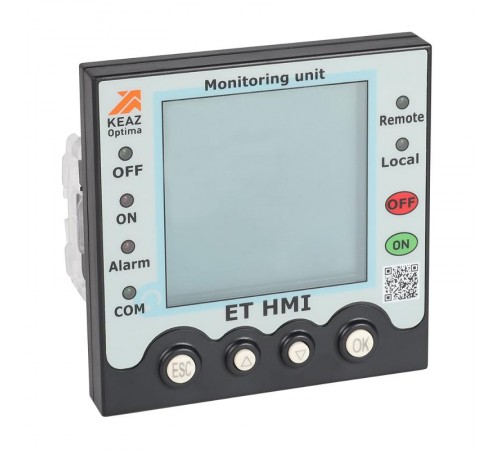 Дисплей на дверь щита ET HMI T125-T160-T250-T400-T630 ETA-COM, ETE  357187  КЭАЗ