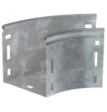 Поворот плавн. 45град тип Г01 ESCA 100х100мм HDZ  CPG01-0-45-100-100-HDZ  IEK