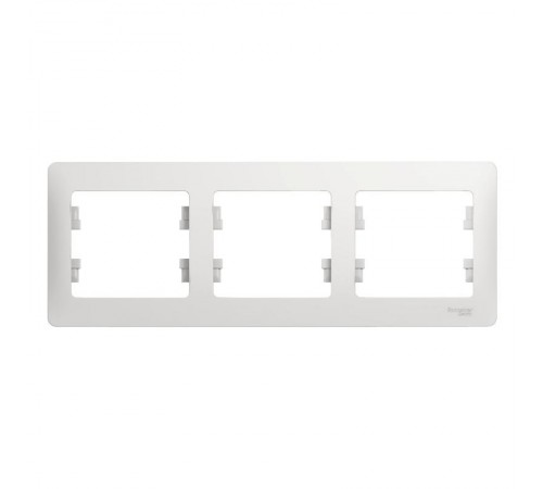 Glossa Белый Рамка 3-ая, горизонтальная  GSL000103  SE