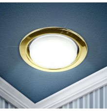 Светильник точечный встраиваемый KL35 GD eco KL35 GD есо Gx53,220V,13W ,золото (80/960)  Б0041930  ЭРА