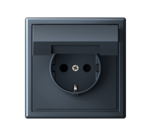 ArtGallery Грифель Розетка с заземлением со шторками с крышкой, 16А, IP20,  механизм, быстрозажим. клем.,  GAL000746S  SE