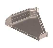 Угол горизонтальный 45 градусов Стандарт INOX (AISI 409) 600х100  PR16.3484  Промрукав