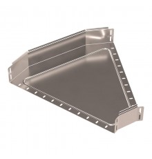 Угол горизонтальный 45 градусов Стандарт INOX (AISI 409) 600х100  PR16.3484  Промрукав