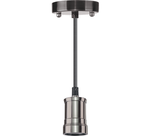 Светильник NIL-SF01-005-E27 60Вт 1,5м. метал. черный хром  61520  Navigator