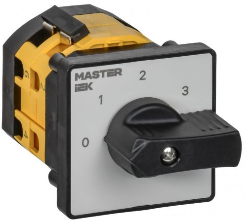 Переключатель кулачковый стандартная рукоятка 10А схема 108  MI-CS10-010-108  IEK