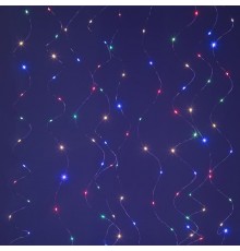 Гирлянда светодиодная серия  Holiday INZR-02 занавес 3*3 м мультиколор 240 microled USB  Б0060436  Intro