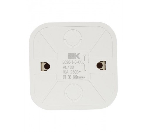 ВС20-1-0-ХК Выключ. 1-кл. о/у 10А GLORY кремовый  EVH10-K33-10  IEK