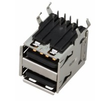 Разъем гнездо на плату 2хUSB-A (металл)  05-0003  REXANT