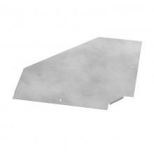 Крышка угла горизонтального 90 градусов Профи INOX (AISI 304) 500 (1,0 мм)  PR16.16914  Промрукав