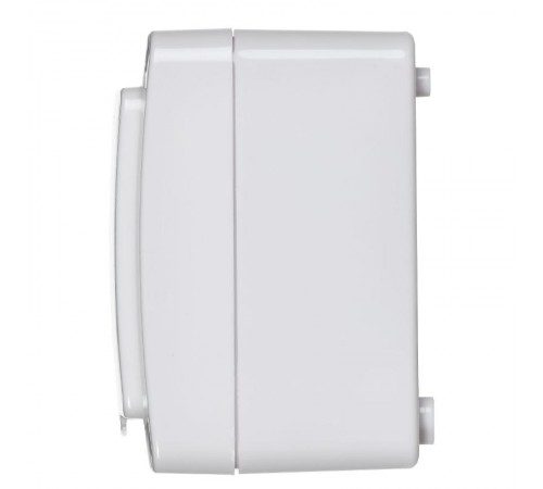ГЕРМЕС PLUS белый Розетка 2-местная О/У с/ с крышкой РСб22-3-ГПБб IP54  ERMP22-K01-16-54-EC  IEK