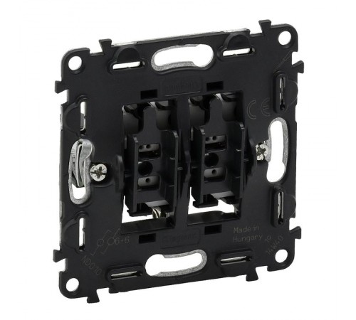 Valena Мех IN'MATIC Переключатель 2-клавишный 10А 250В  752028  Legrand