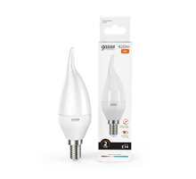 Лампа светодиодная LED Elementary Свеча на ветру 6W E14 420lm 3000K  34116  Gauss