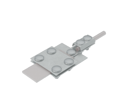 Универсальный контрольный соединитель полоса до 30 мм пруток  5-8 мм CU  UKS-B30-D5-8 CU  КМ-профиль