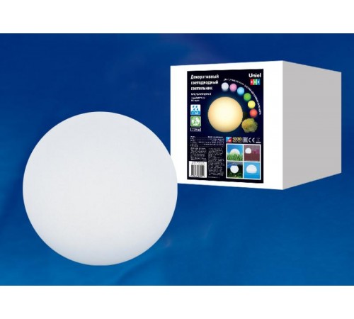 Декоративный аккумуляторный светильник ULG-R001 030/RGB IP65 BALL   UL-00003300  Uniel