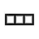 Рамка из натурального стекла, "Avanti", черная, 6 модулей  4402826  DKC