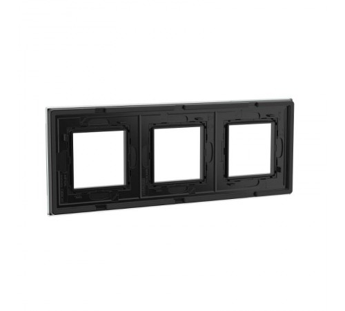 Рамка из натурального стекла, "Avanti", черная, 6 модулей  4402826  DKC