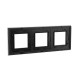 Рамка из натурального стекла, "Avanti", черная, 6 модулей  4402826  DKC