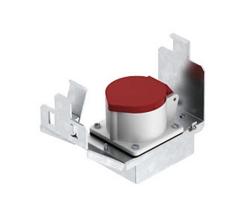 Монтажная рамка с розеткой CEE (длина 165 мм) 175x75x128 мм (сталь) (GT2 CEE16)  7407663  OBO Bettermann