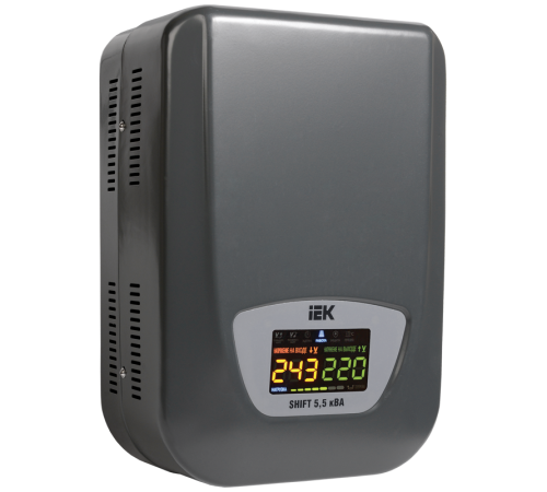 Стабилизатор напряжения настенный серии Shift 5,5 кВА   IVS12-1-05500  IEK