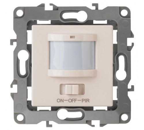 12-4104-02  Датчик движения 3-проводной, 180-240В, 400Вт, IP20, Эра12, слоновая кость  Б0031262  ЭРА