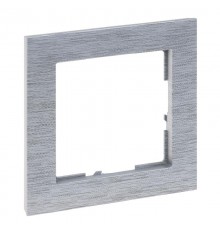 SUNO Рамка декоративная универсальная 1-постовая Цвет "Матовый алюминий"  721561  Legrand