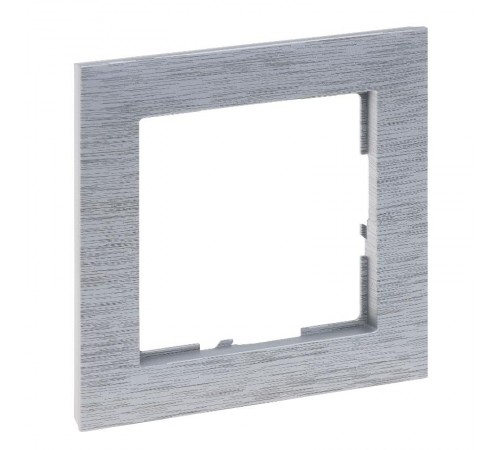SUNO Рамка декоративная универсальная 1-постовая Цвет "Матовый алюминий"  721561  Legrand