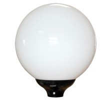 Светильник "Шар" 400 Б НТУ 06-200-01 опал пк IP55/корпус Б175 конический черный ф60  1030480090  Элетех