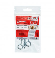 Анкер (дюбель) Молли R (с кольцом) М4х32 (4 шт) - пакет ( 0,042 кг)  112293  Tech-KREP