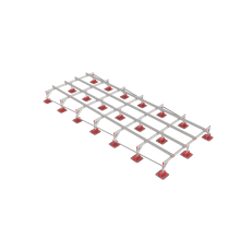 Опорная конструкция для установки оборудования TECHNORAPTOR LIGHTFOOT 2500х6000  KM-TR-LTF-SSEI-2500-6000  КМ - профиль