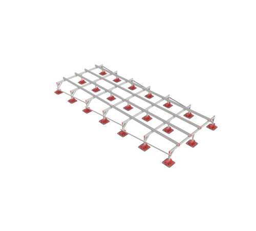 Опорная конструкция для установки оборудования TECHNORAPTOR LIGHTFOOT 2500х6000 HD  KM-TR-LTF-SSEI-2500-6000 HD  КМ - профиль