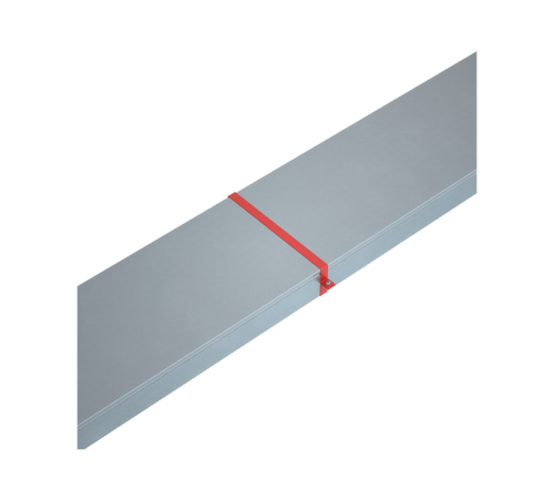 Держатель крышки лотка 70х200 мм HD  DKU70-200 HD  КМ-Профиль